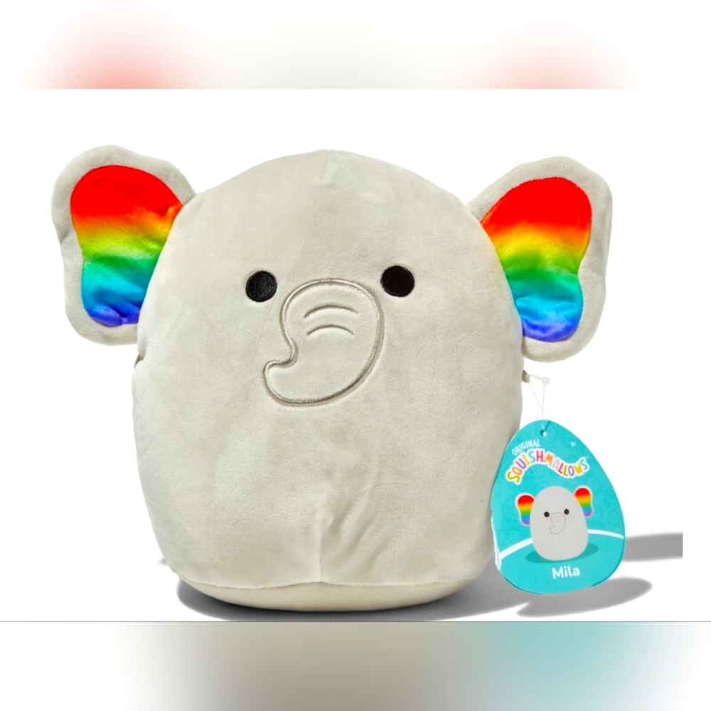 Brand New Squishmallows "Mila the Elephant" 8 inch Plush Toy